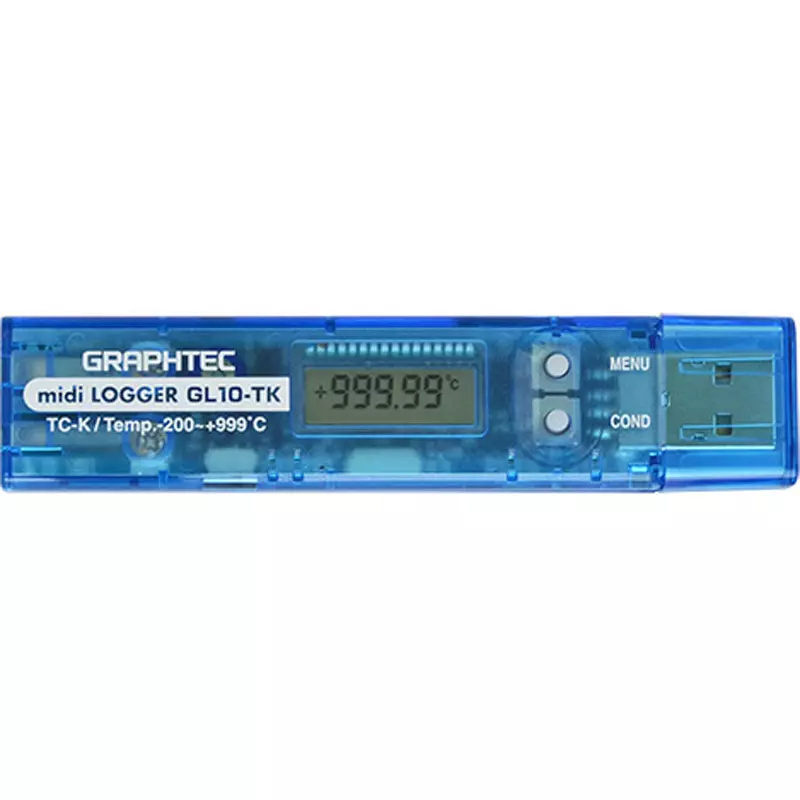 Graphtec Midi Logger -200 to 999.99℃ (varies depending on the thermocouple used) Temperature Measurement Range, GL10-TK