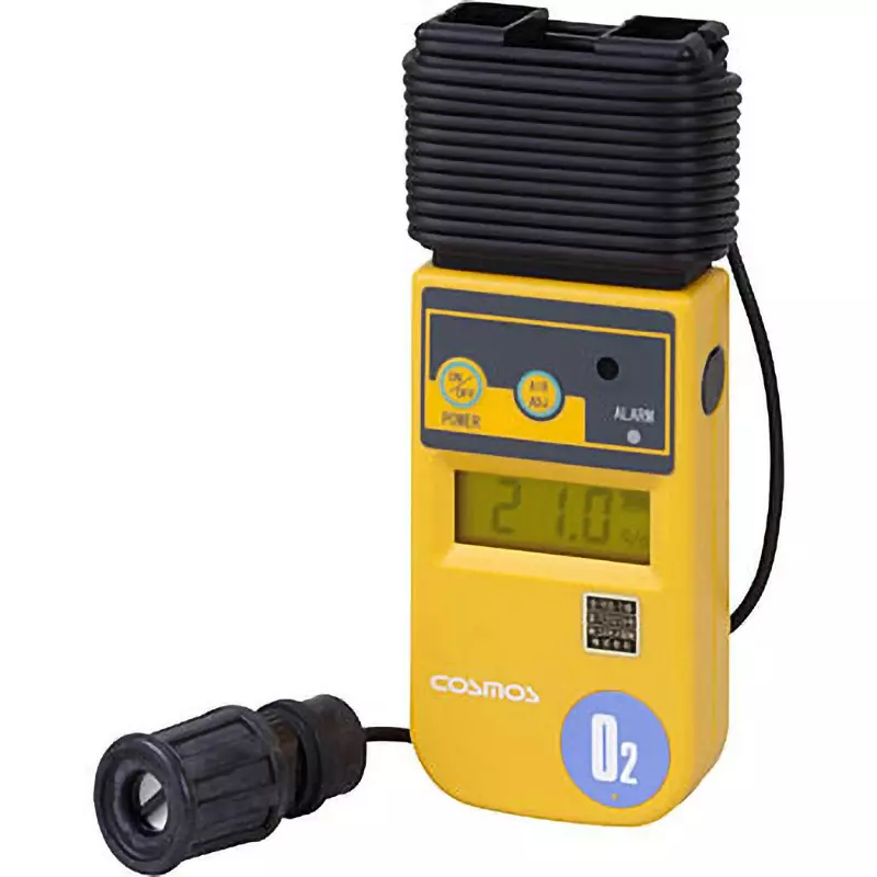 Cosmos Oxygen Concentration Meter 0 to 25 Vol% Measurement Range, XO-326ⅡsA-5m cable