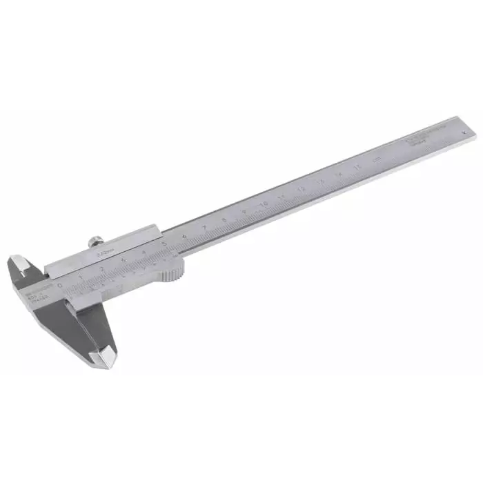 Facom 150mm, 6in Vernier Caliper 0.02 mm Resolution, Imperial, Metric With UKAS Calibration, 805.1
