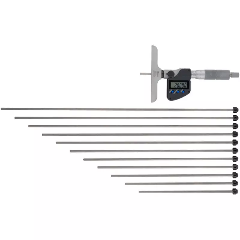 Mitutoyo Digimatic Depth Micro + Input Tool (USB) Set 0 - 300 mm, DMC100-300MX+05CZA662+IT-020U (1 Kit)