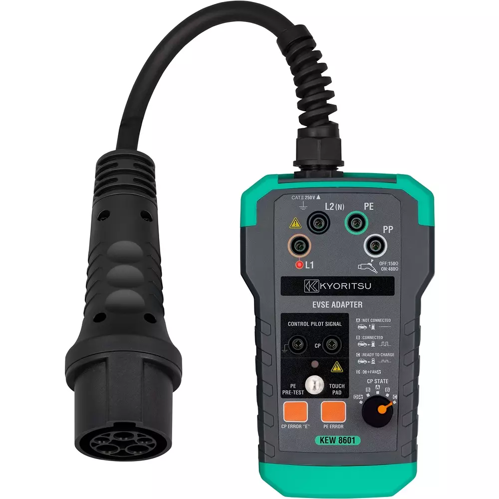 Kyoritsu Evse Adapter 0 to 40°C / relative humidity 80% or less (no condensation) Operating Temperature /, KEW8601