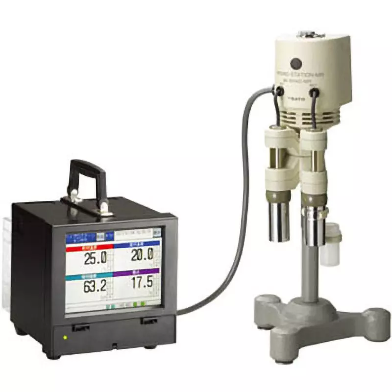 Sato Keiryoki High-Gloss Station Dry bulb temperature: 5.0 to 50.0°C Wet bulb, SK-5RAD-MR (7435-50) (with test report)