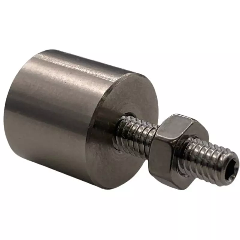 LACTEM Round Holder 276 Attracting Force (N) M6 Nominal Size of Screw Electroless nickel plating Surface Treatment, RHMM25-6-15