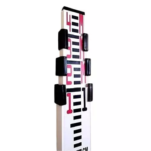 GENERIC 4 Fold Aluminium Foldable Leveling Staff 4 m Length With Cover