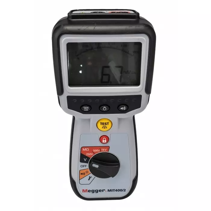 Megger MIT400 2 Insulation Tester, 10V Min, 1000V Max, 200 GΩ Max, CAT IV, 1004-731