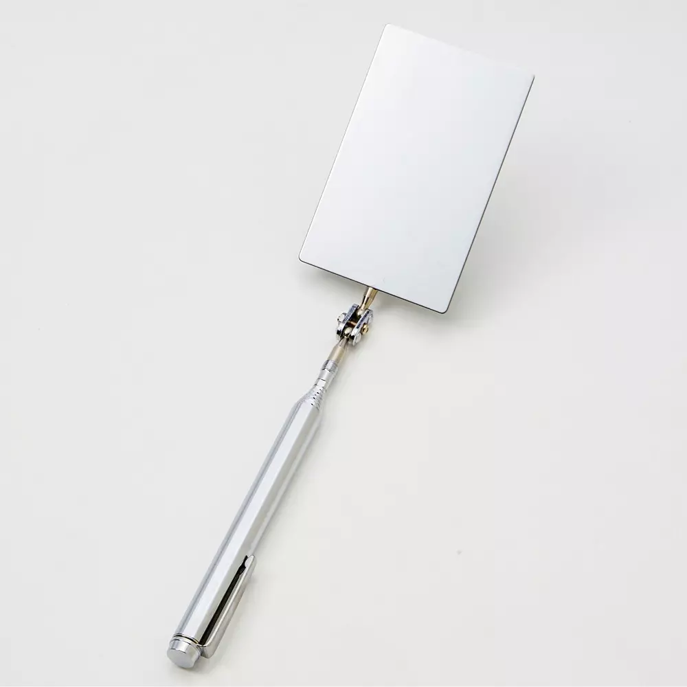 MonotaRO Stainless Steel Inspection Mirror 90x58 mm Size 735 mm Overall Length, 64105004
