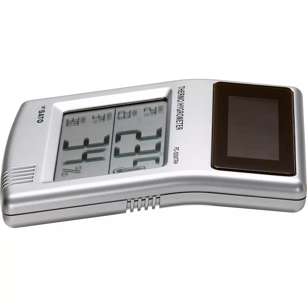 Sato Keiryoki Thermo-Hygrometer -10 to 50 ℃ Temperature Measurement Range, PC-5200TRH (with test report)