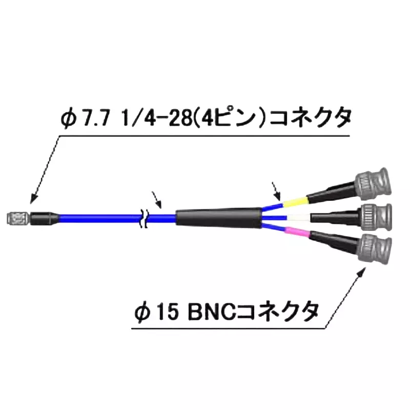 Ono Sokki Signal Cable Connection source (detector): NP-3560 B, (NP-3560 A) CO2 type (BNC) Connector, NP-0262
