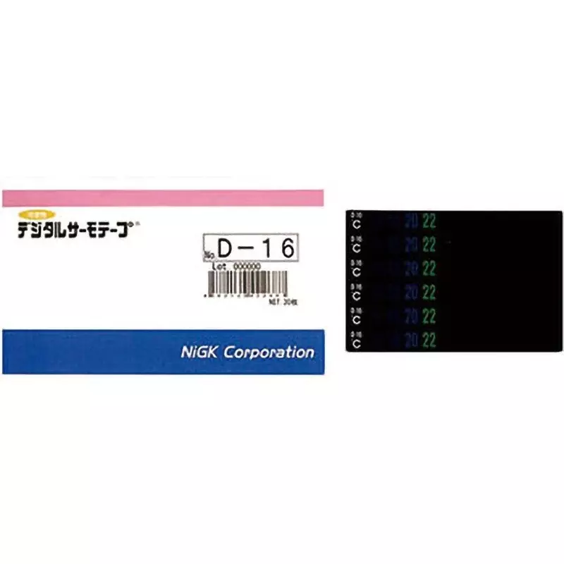 Nisshinbo Giken Kogyo Digital Thermo Tape (R) 10x92 mm, D-06