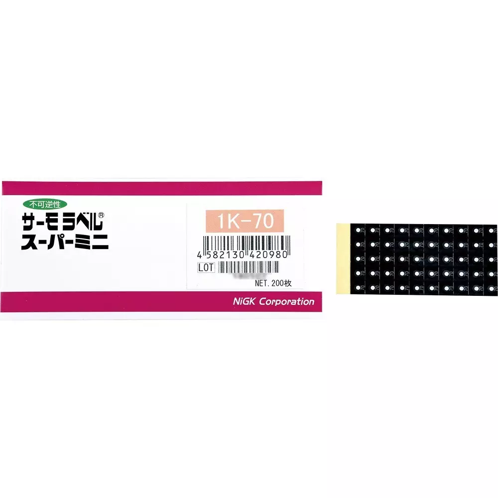 Nisshinbo Giken Kogyo Thermo Label 40℃ Discoloration temperature, 1K-40