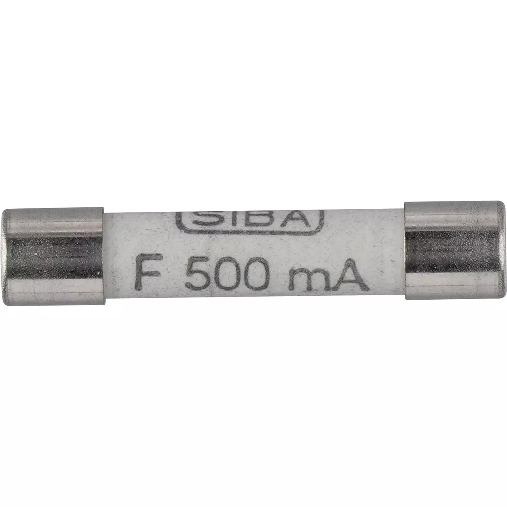 Kyoritsu Fuse F500 mA/600 V Rating 600.0 V Rated Voltage F 500 mA Rated Current, MODEL8923 (Pack of 3)