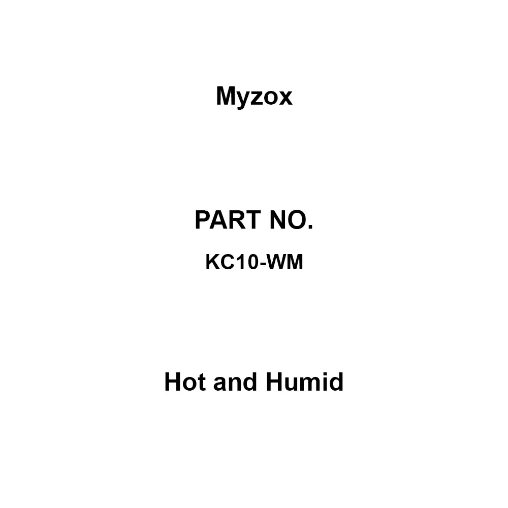 Myzox Hot And Humid Dry cell (Manganese AA, 1 piece) Power Supply Temperature: ± 2 ° C (minimum scale of, KC10-WM