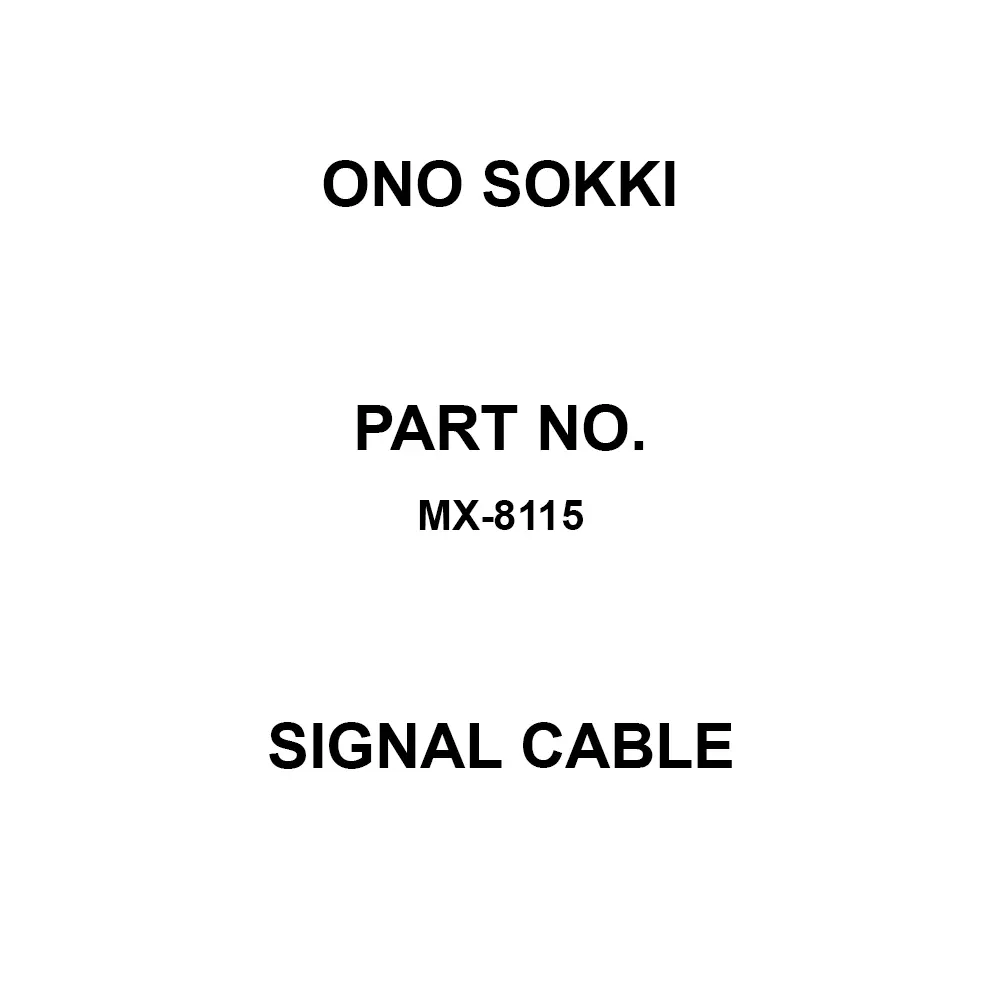 Ono Sokki Signal Cable R04-PB6 F ←→ R03-PB6 M Signal Cable cable Type, MX-8115