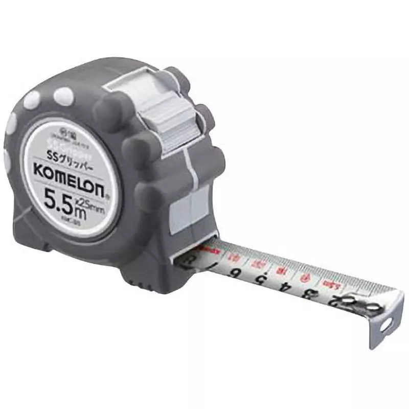 KOMELON SS Gripper With lock Type Meter Scale Type 5.5 Tape Length (m), KMC-32S-5.5/25