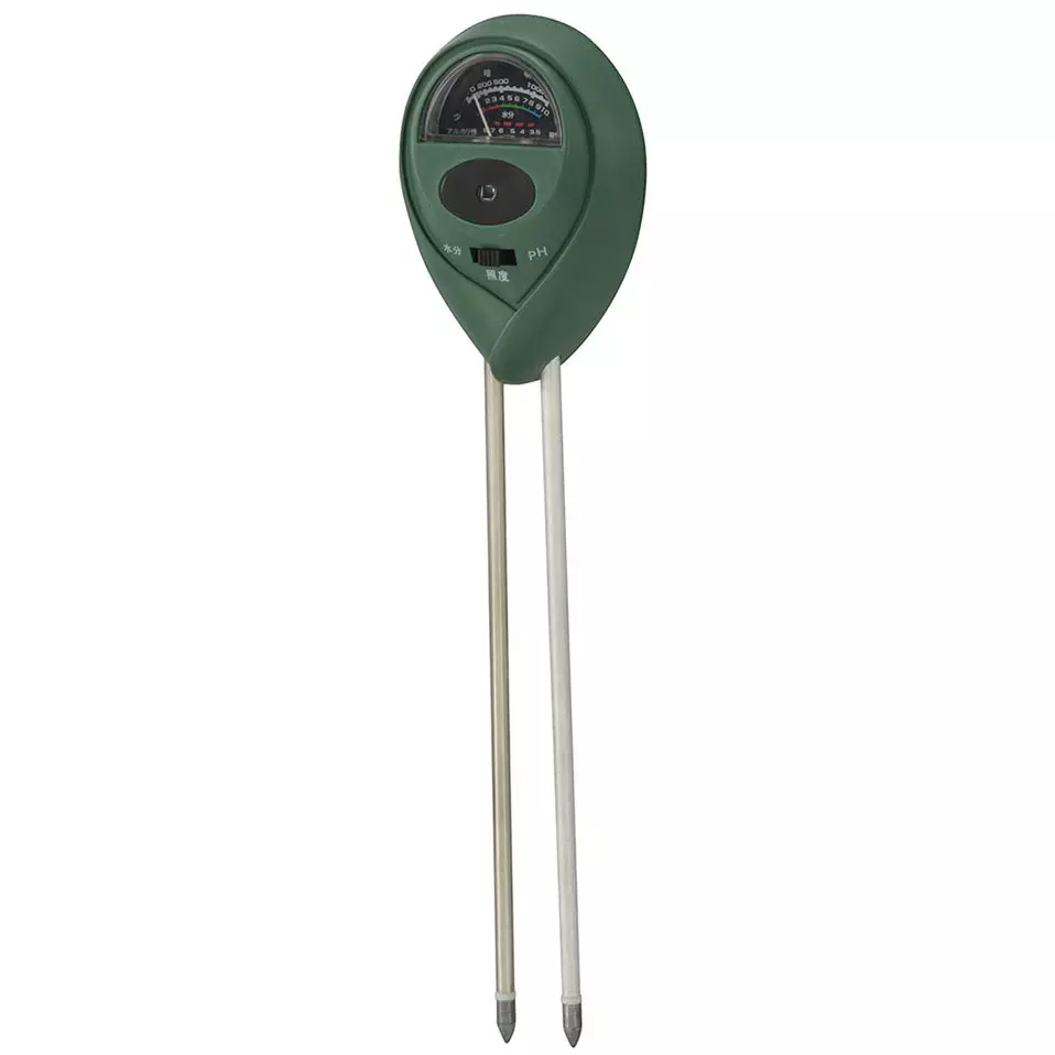 Ohm Electric Measuring Tool [Moisture] 1 to 3.5 (dry - needs watering), 3.5 to 7.5 (normal), 7.5 to 10 (wet) [Light] 0, SL-YG04SM2A