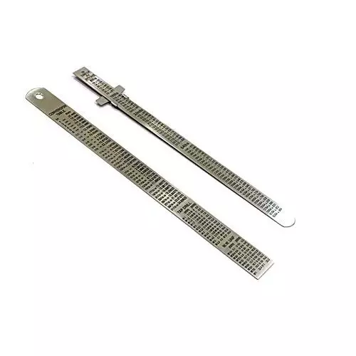 Assorts Measuring Tools Stainless Steel 150 mm Size Range 11.9x150 mm