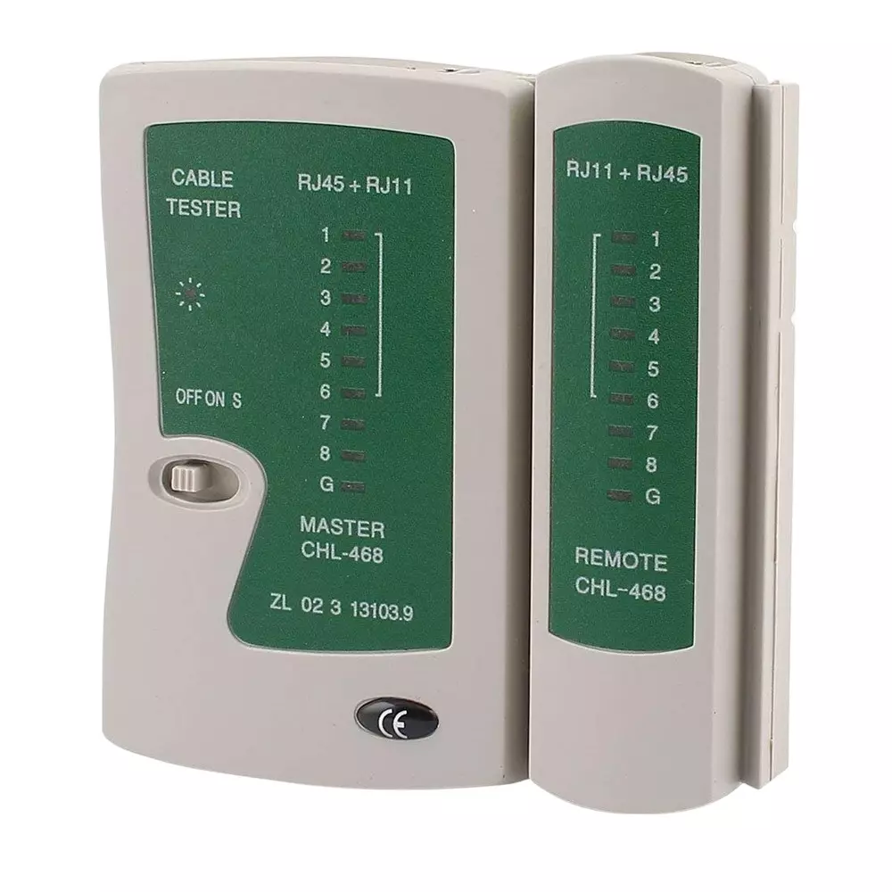 LOTA RJ45+RJ11 Network Cable Tester for Testing of Cat5, Cat5E, Cat6 Ethernet Cables as Well as Telephone Lines, MST-923-LT
