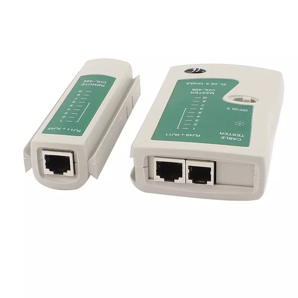 LOTA RJ45+RJ11 Network Cable Tester for Testing of Cat5, Cat5E, Cat6 Ethernet Cables as Well as Telephone Lines, MST-923-LT