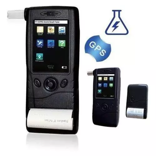 MxRady Alcohol Breath Analyser 3.5 inch IPS TFT LCD Display 0.05 BAC Max. Capacity With Printer, FIT-333T