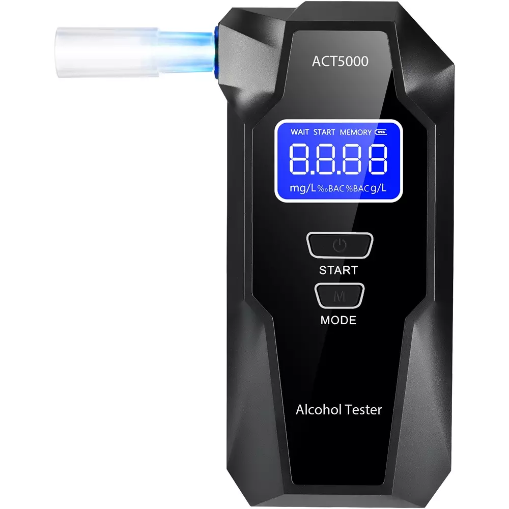 Bitstrong Breath Alcohol Tester Spraying time: Approximately 5 seconds, Measurement interruption detection: Yes, BS-ALC-ACT5000