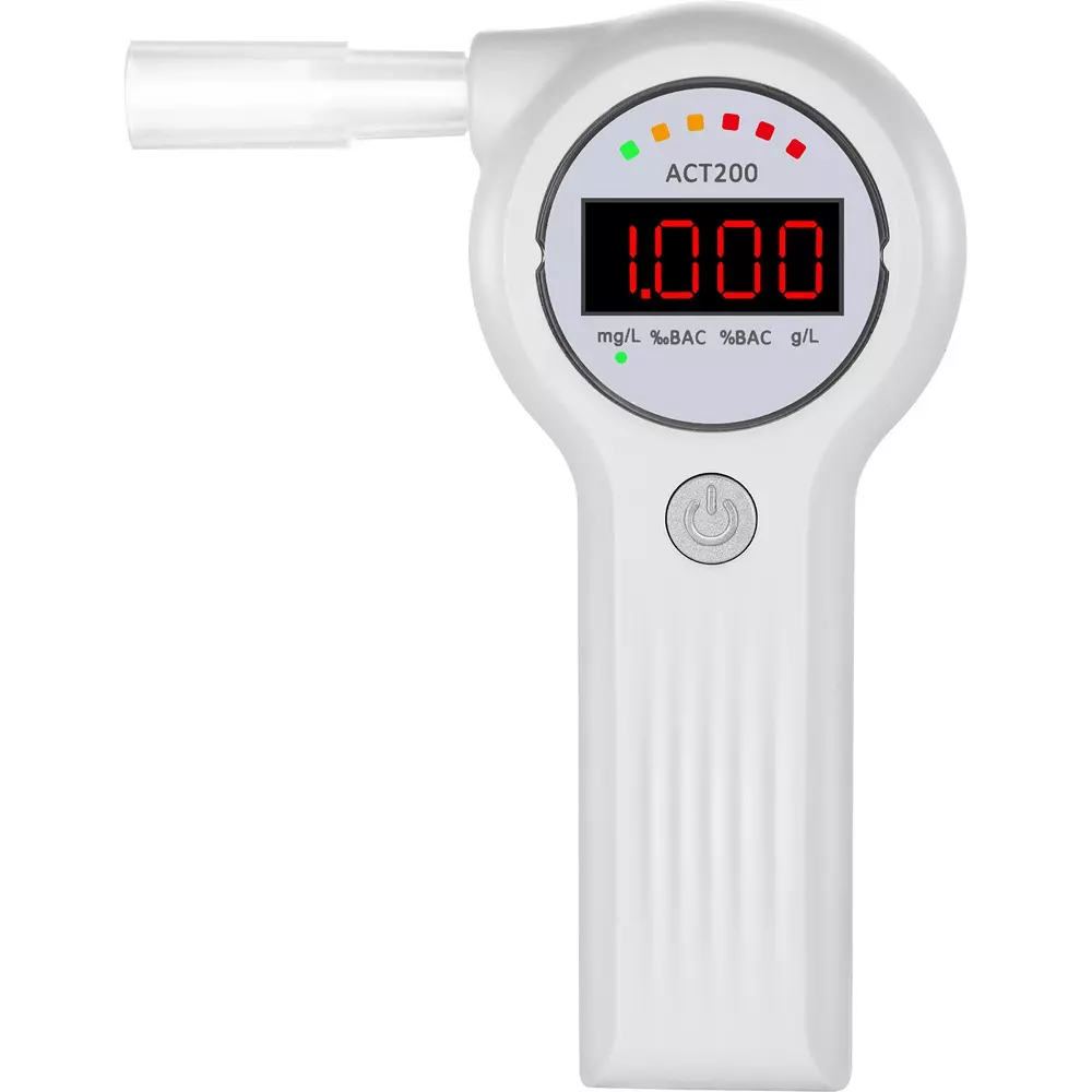 Bitstrong Alcohol Checker [Blowing time] about 5 seconds Specifications ±20% (±0.050 mg/L at 0.250 mg/L) when the, BS-ALC-ACT200