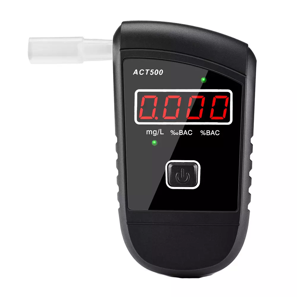 Bitstrong Alcohol Checker [Blowing time] about 5 seconds Specifications ±20% (±0.050 mg/L at 0.250 mg/L) when the, BS-ALC-ACT500