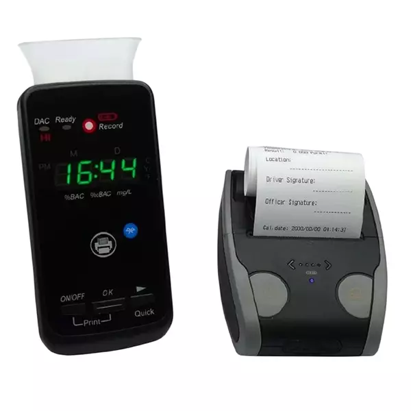 MxRady Alcohol Breath Analyser 0.05 BAC Max. Capacity With Printer, AA-2010P