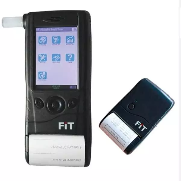 KERRO Alcohol Breath Analyser with 0.05 BAC Maximum Capacity and Printer, Fit-333T