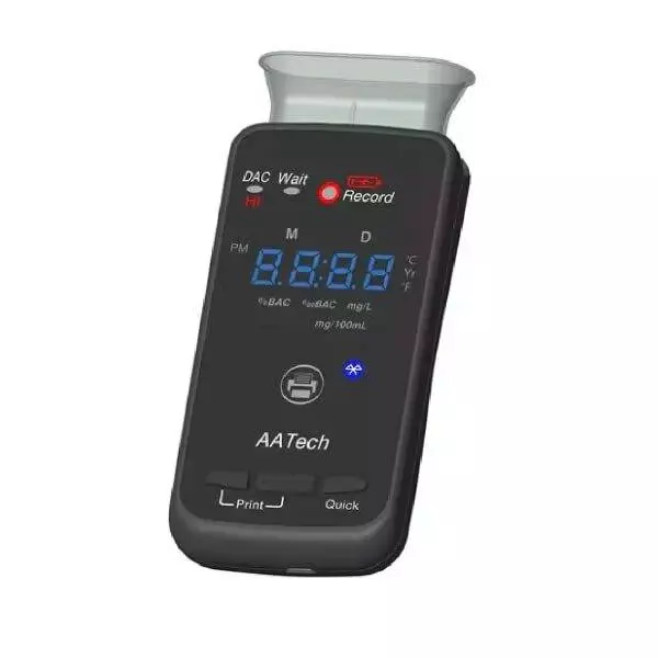 KERRO Alcohol Tester Breath Analyser with 0.05 BAC Maximum Capacity and Printer, AA2010P
