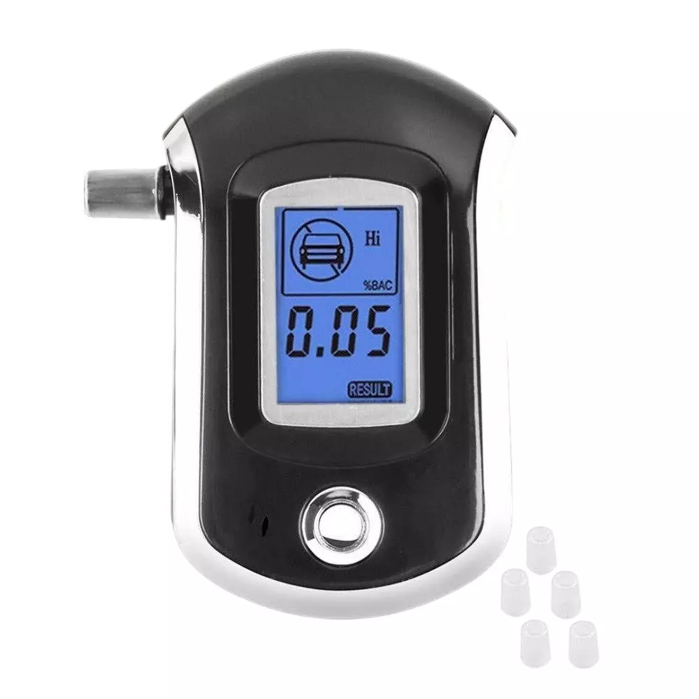 KERRO Alcohol Breath Tester with 0.05 BAC Maximum Capacity and 0.5 Readability, AT-6000