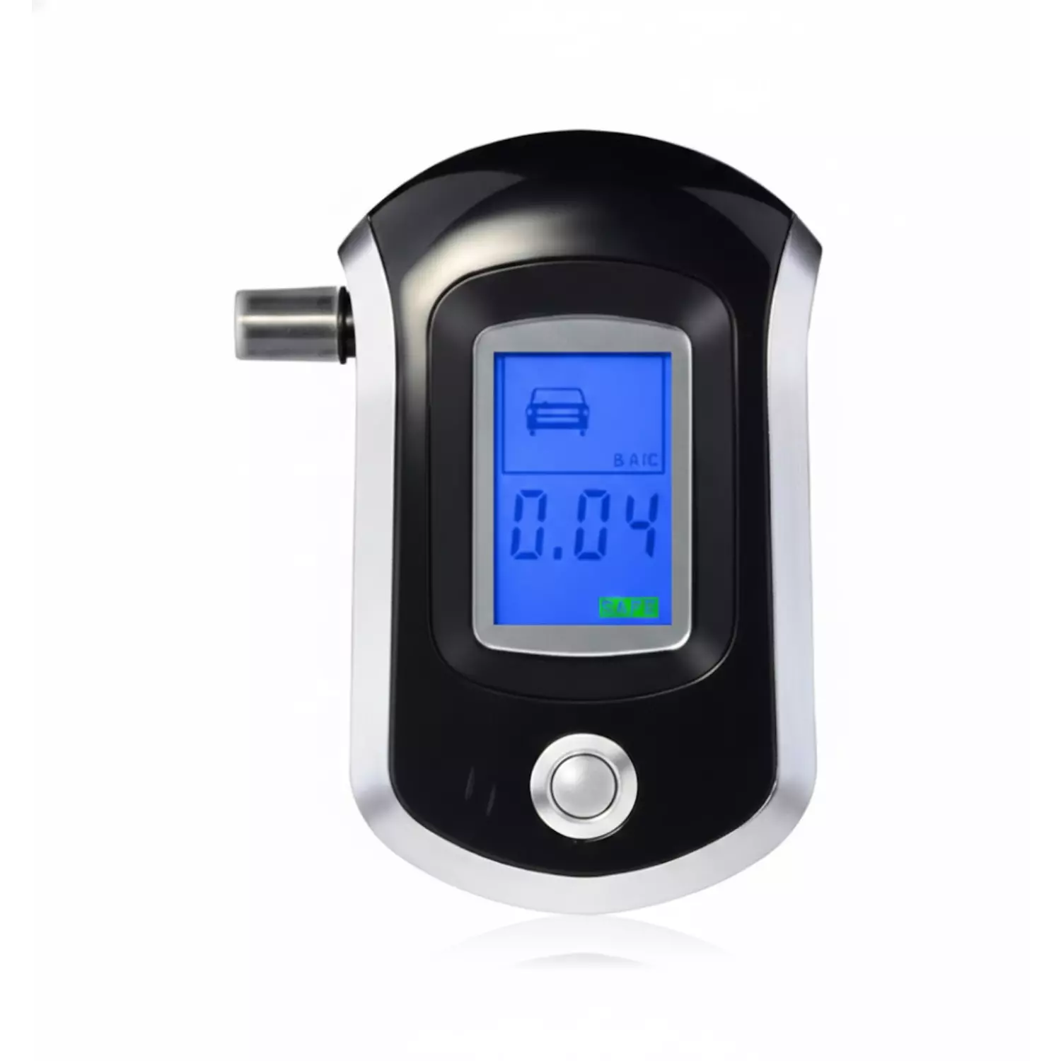 Acutek Alcohol Breath Meter 0.00 to 1.00 mg/l, 0.00 to 2.00 BAC, g/l Measuring Range and ±10% F.S Accuracy, AT-6000