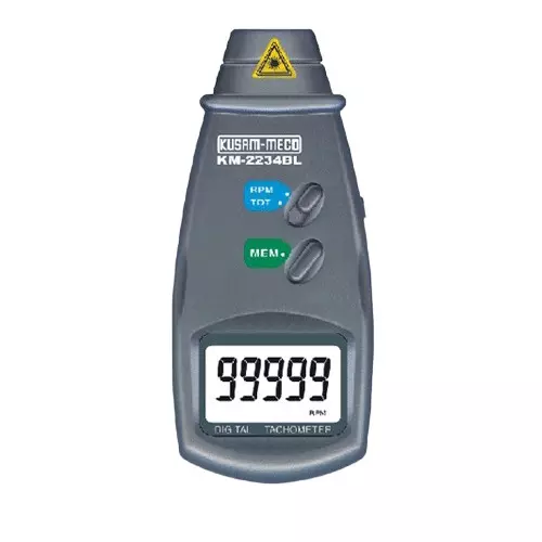 KUSAM-MECO KM-2234BL Non-Contact Digital Tachometer (Range 5 to 999999RPM)