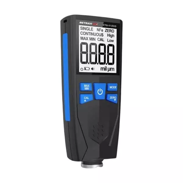 Metravi Coating Thickness Gauge Backlit HD LCD, CTG-11 ECO