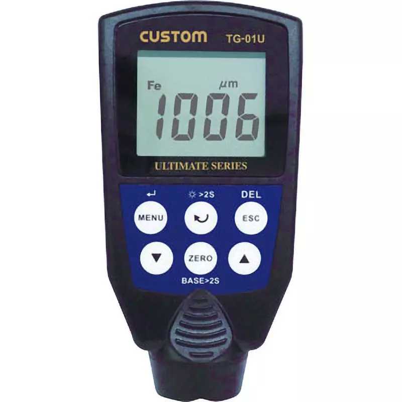 CUSTOM Film Thickness Meter 2 xAAA batteries (sold separately) Power Supply 1 μm Resolution, TG-01U