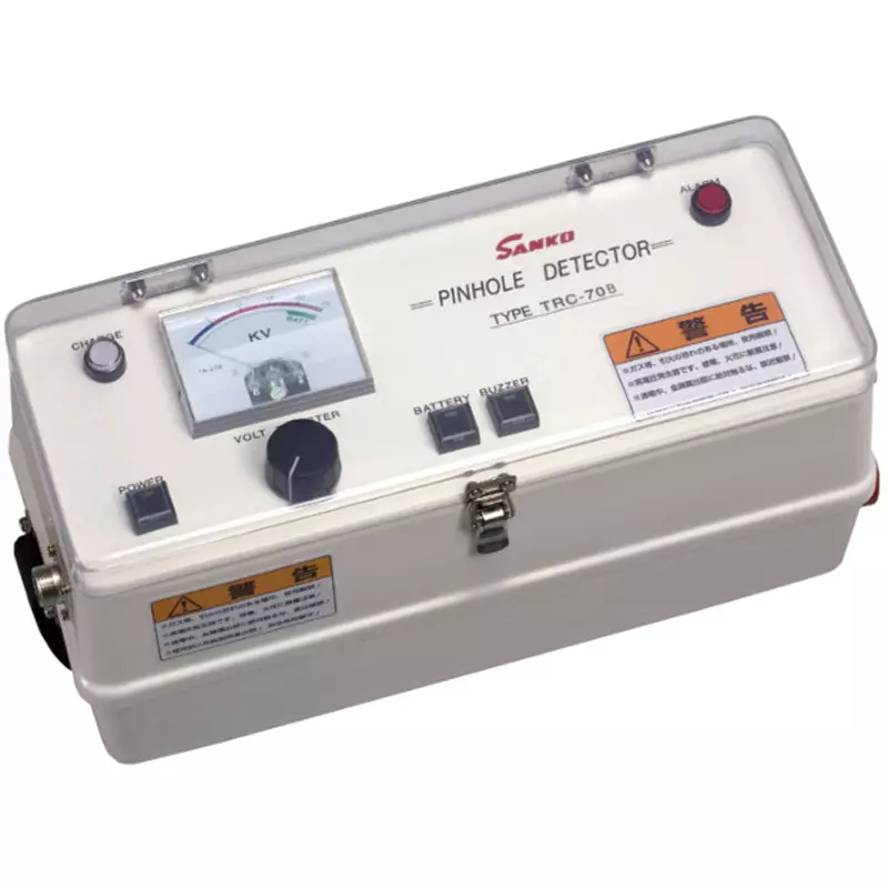 Sanko Pinhole Detector Built-in battery (with battery check function) Power Supply Low frequency high voltage pulse, TRC70B