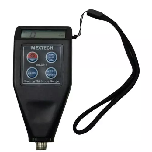 MEXTECH Coating Thickness Meter 4 Digit LCD (10 mm) 0 to 2000 µm / 0 to 75 mil Measuring Range, CM801E