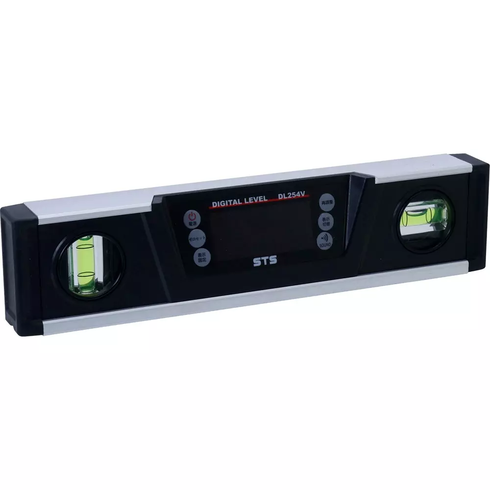 STS Digital Inclinometer 0 °, 90 °, 180 °, 270°position ± 0.1 °, other = ± 0.2 ° Accuracy 2 x AAA batteries Power, DL254V