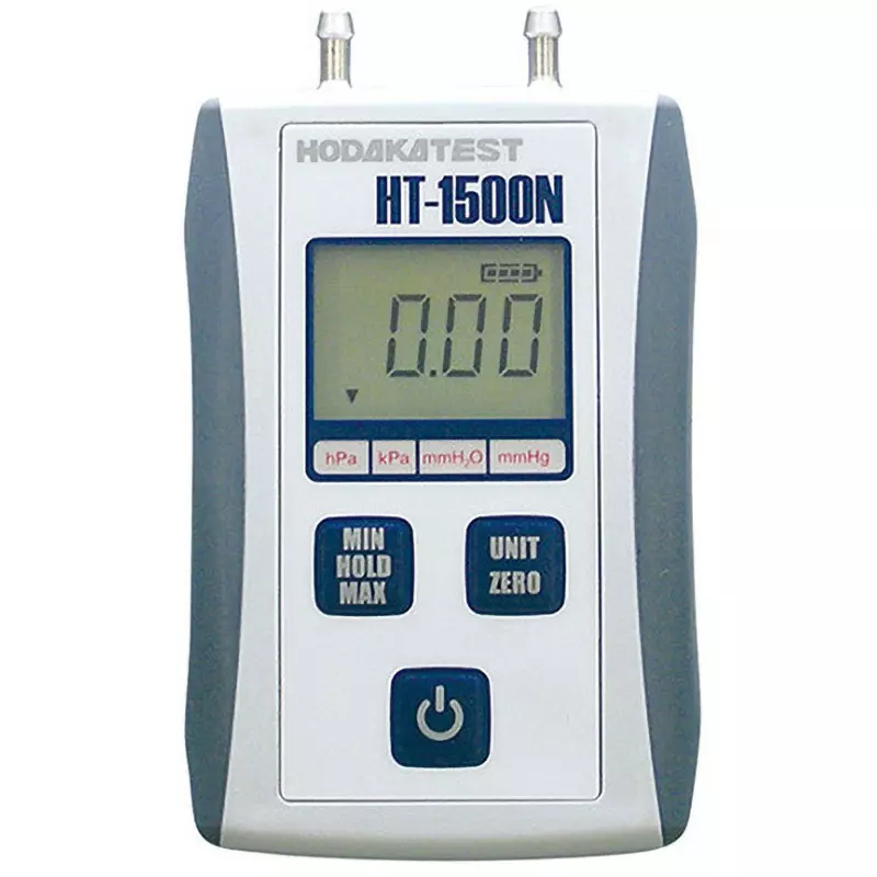 AS ONE Compact Digital Manometer HT-1500 Series F.S±1% Accuracy, HT-1500NM
