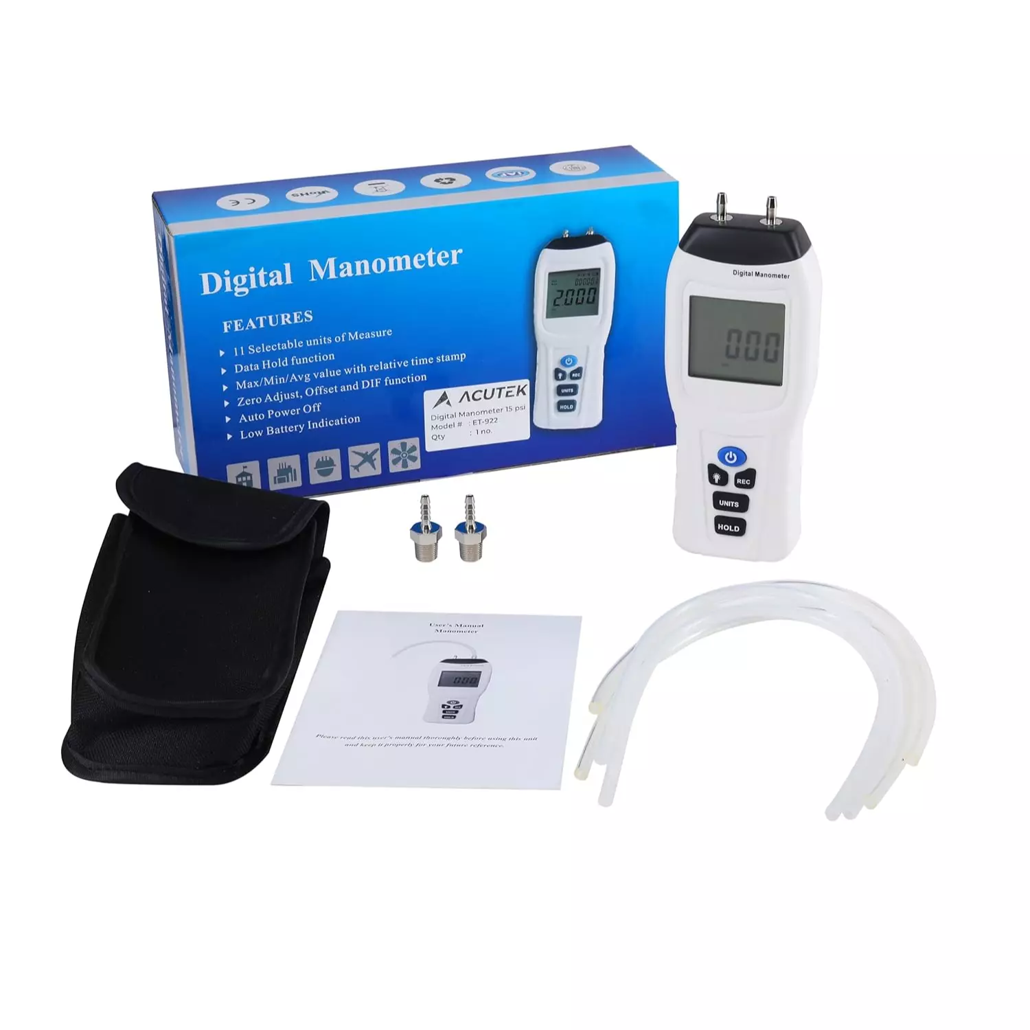 acutek-differential-manometer-75000-psi-range-03-fs-at-25c-accuracy-and-100-psi-maximum-pressure-et-925