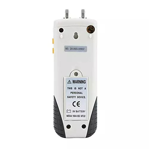 HSETIN Digital Manometer with Large LCD Display and ±0.29% FSO Linearity, HT-1890