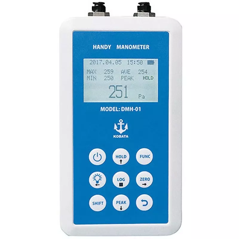 AS ONE Handy Digital Manometer ±1.5%F.S. Accuracy, DMH-01-125P