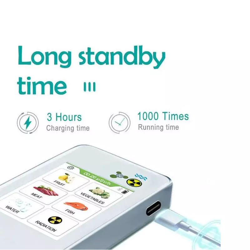 MxRady GreenTest Eco 6 Digital Moisture Measurer Pin Type Detects Nitrate, Water and Radiation, ECO-6