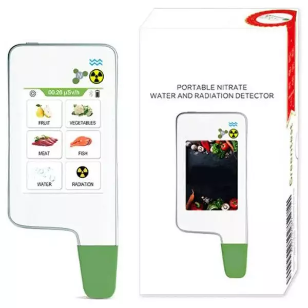 MxRady GreenTest Eco 6 Digital Moisture Measurer Pin Type Detects Nitrate, Water and Radiation, ECO-6