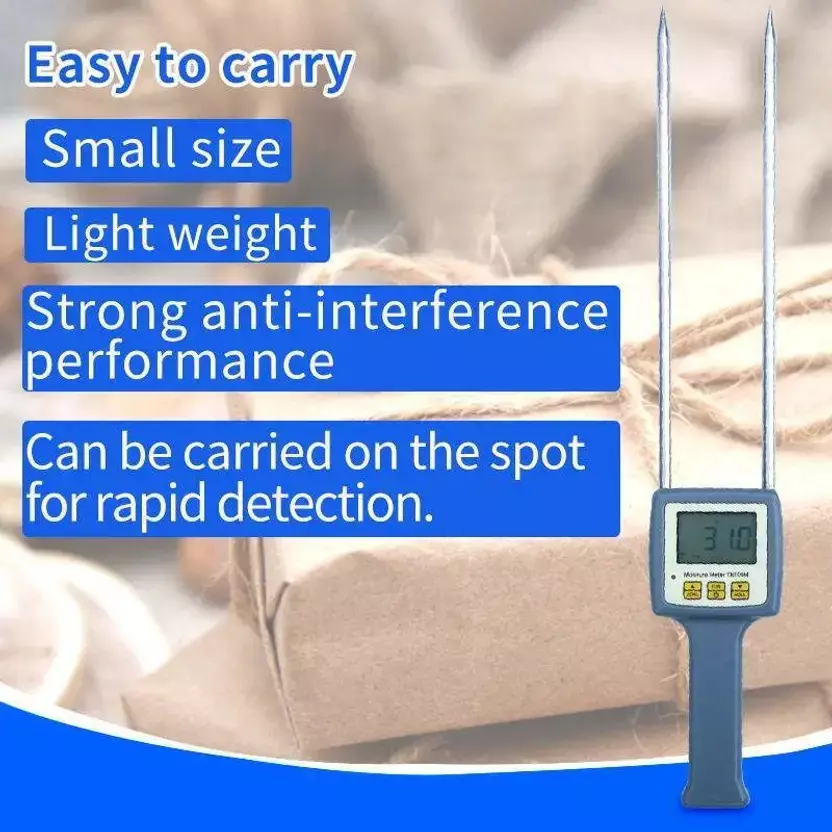 KERRO Paper Moisture Meter 300 mm for Paper Parcel, Paper Bale, Paper (300 mm), TK-100M