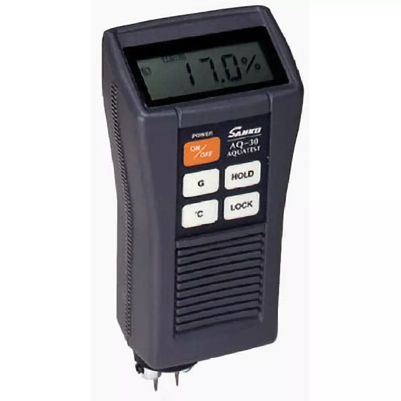 SANSYO Moisture Meter 2 AAA batteries Power Supply DC electric resistance type Measurement Method, AQ-30