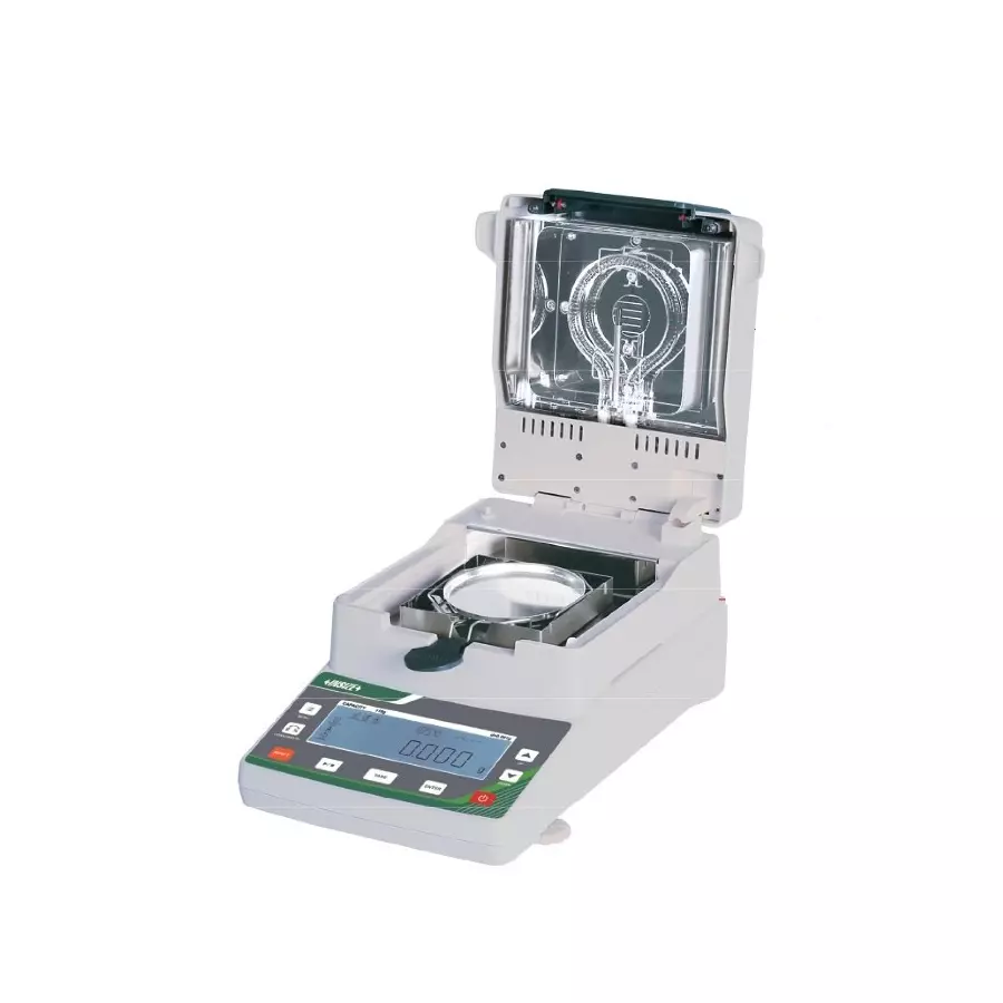 Insize Infrared Moisture Analyser 0.01% Moisture Readability and 110 g Maximum Weighing, 8702-110
