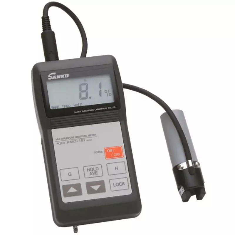 Sanko Moisture Meter 1-15% 1-100 (MC mode) Measurement Range, PM-101