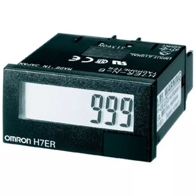 Omron Small Digital Tachometer AC 1000 V 50/60Hz, H7ER-N-B