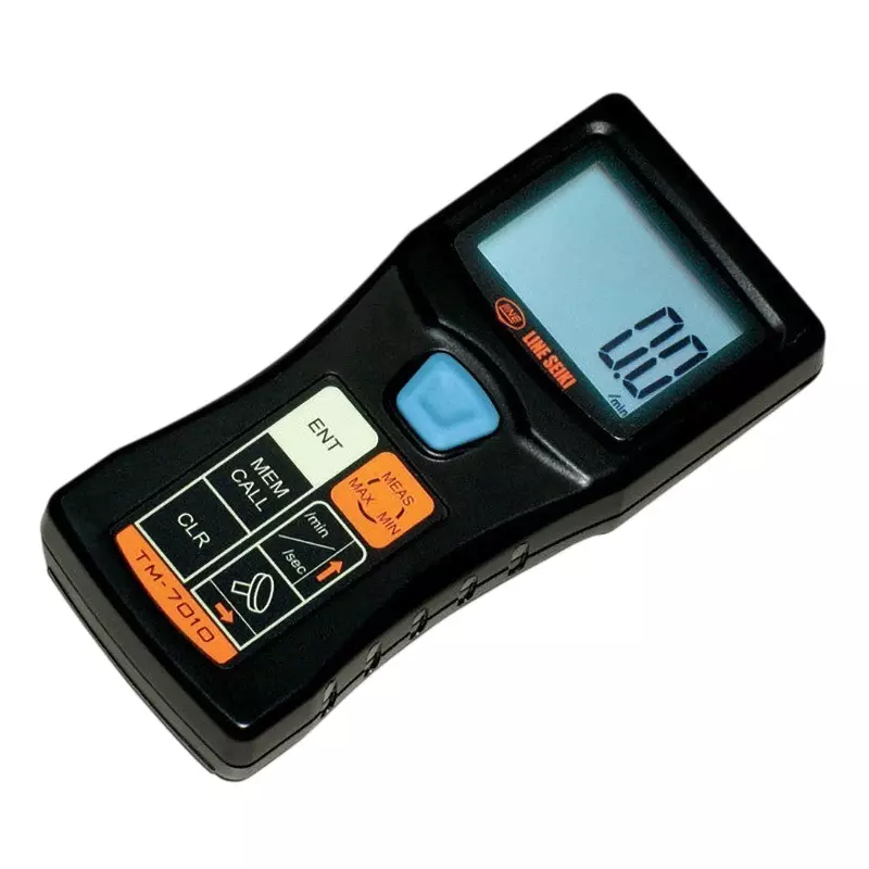 AS ONE Handheld Tachometer 6.0 to 99999.9 RPM Measurement Range, TM-7010K