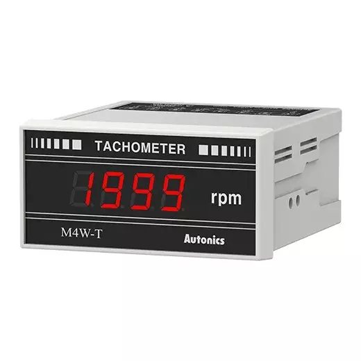 Autonics Digital Tachometer 3½-Digit 7-Segment LED 300 ms Sampling Cycle DC OPTION, M4W-T-DX